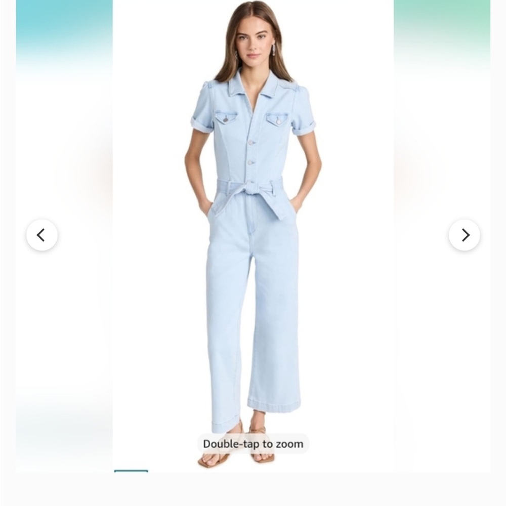 EUC Paige Anessa Jumpsuit. Light Blue . Size 2